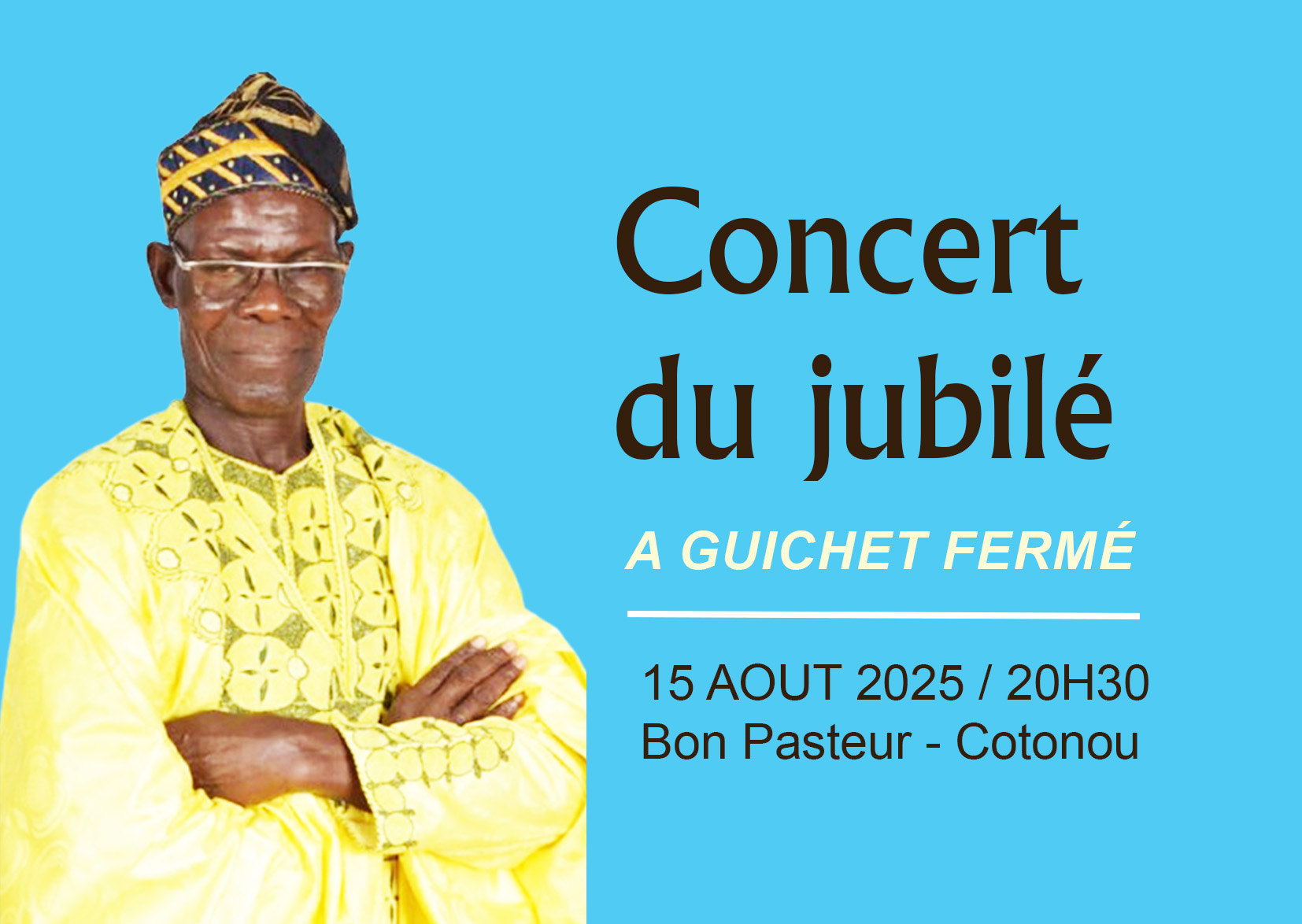 Concert du jubilé, avec Rémi Zola